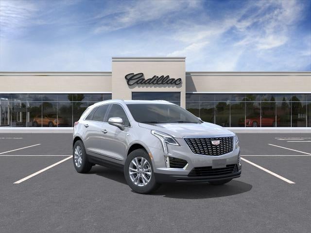 2026 Cadillac XT5 Luxury in Argent Silver Metallic — front three-quarter view
