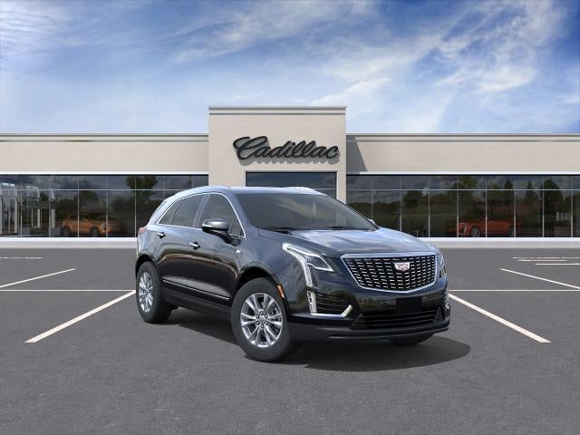 2026 Cadillac XT5 Luxury in Stellar Black Metallic — front three-quarter view