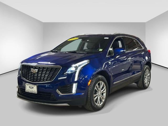 2023 Cadillac XT5 Premium Luxury in Opulent Blue Metallic — front three-quarter view