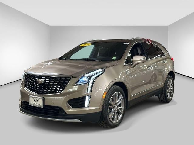 2023 Cadillac XT5 Premium Luxury in Latte Metallic — front three-quarter view