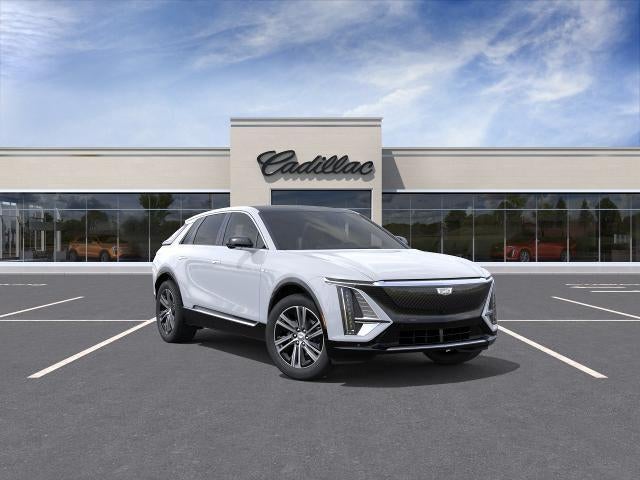2026 Cadillac LYRIQ Premium Luxury in Vibrant White Tricoat — front three-quarter view